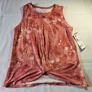 FREELY Aura Twist Tank, Women, Medium, Dusty Cedar